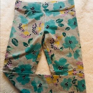 Gap Girls Floral Print Leggings Size 8-9